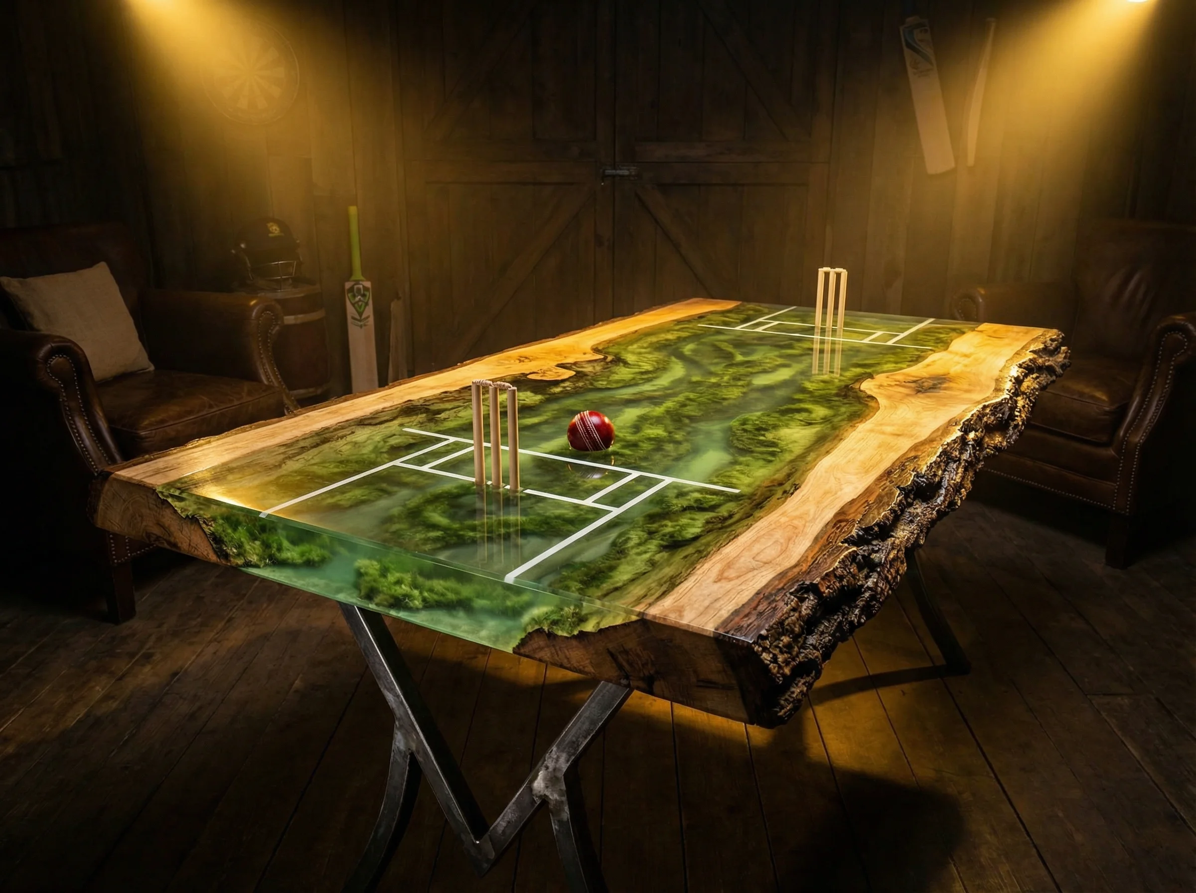 Cricket-Themed Table